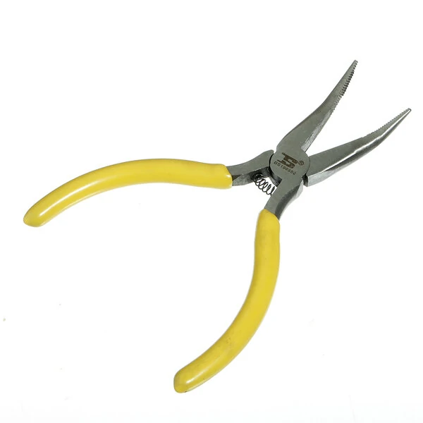BOSI 5 High Carbon Steel Curved Mini Pliers BS190586 - Precision Grip Tool